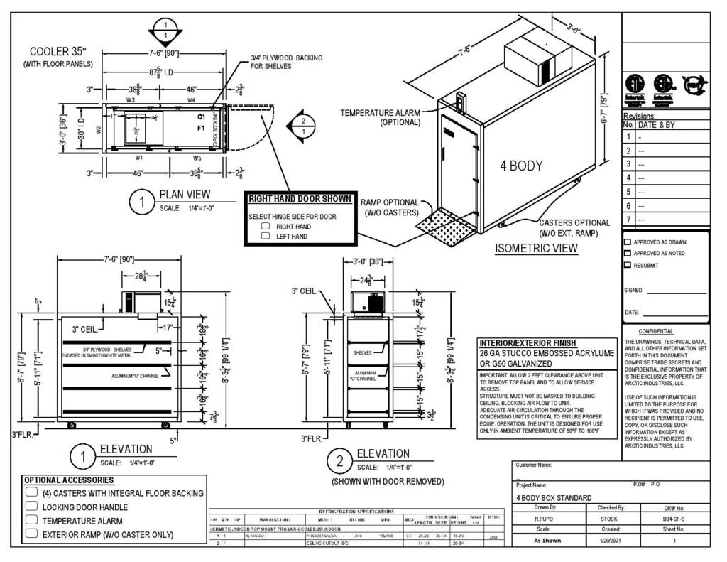 Mortuary Coolers Mortuary Equipment American Walk In Coolers