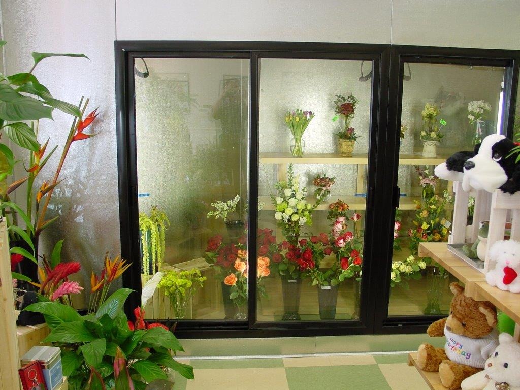 refrigeradores de exhibición de floristería