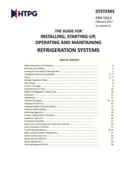 Guide fFor Installing, Starting-Up, Operating and Maintaining Russell Refrigeration Systems