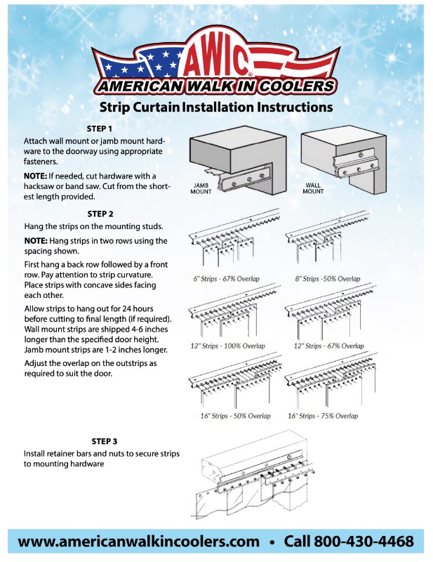 AWIC Product Information American Walk In Coolers