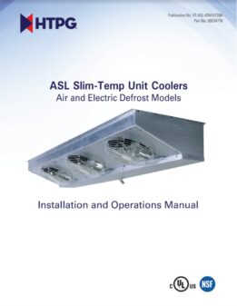 Russell ASL-Slim-Temp-Evap-Units-IO-Manual