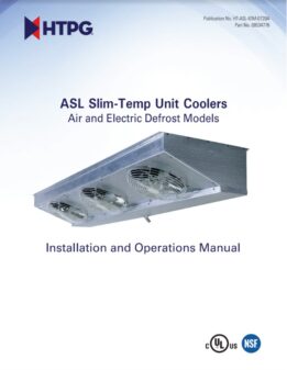 راسل ASL-Slim-Temp-Evap-Units-IO-Manual