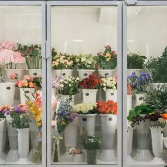 2 Display Door Floral Cooler