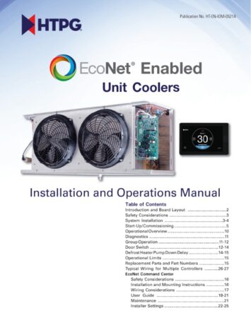 EcoNet Enabled Unit Coolers